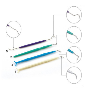 Sonda Dental Médica com Cabeça Única ou Dupla